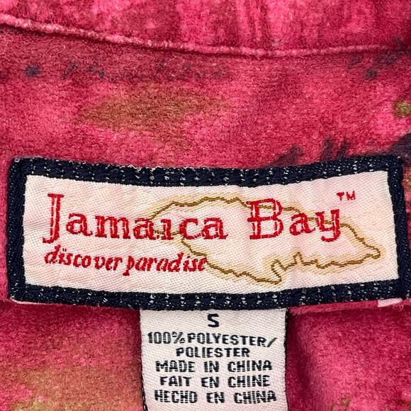 Jamaica Bay Sz S Pink Button Front Long Sleeve Collared Shirt Soft Material - Picture 3 of 8